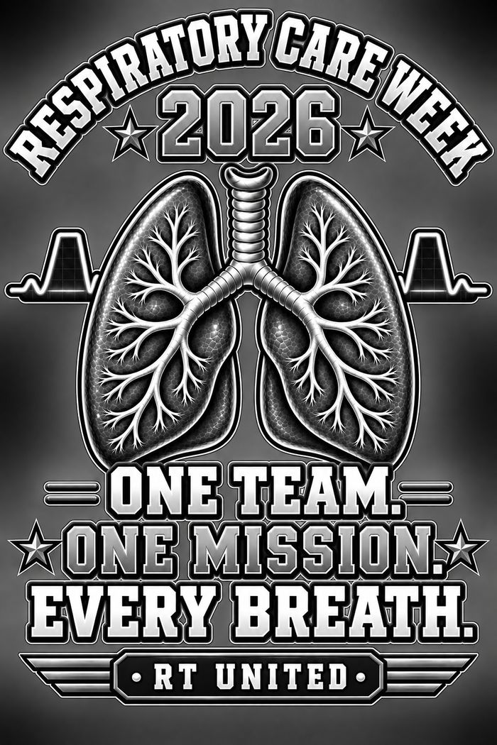 Respiratory Care Week 2026 · One Team. One Mission. Every Breath. — back
