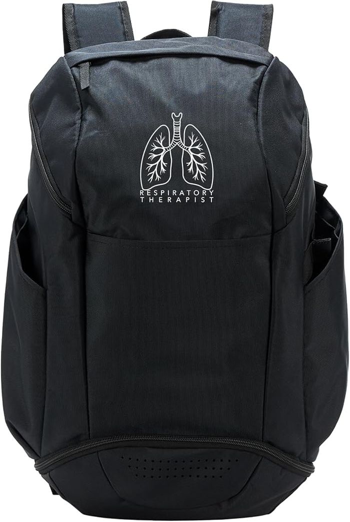 Lung Line Art — Sport Backpack — back