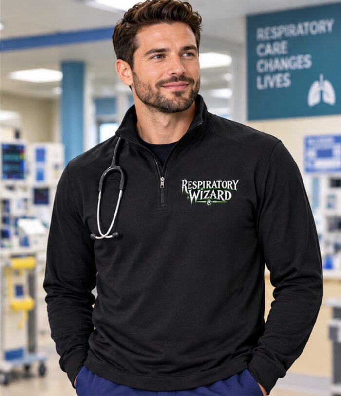 Respiratory Wizard — Performance Quarter-Zip