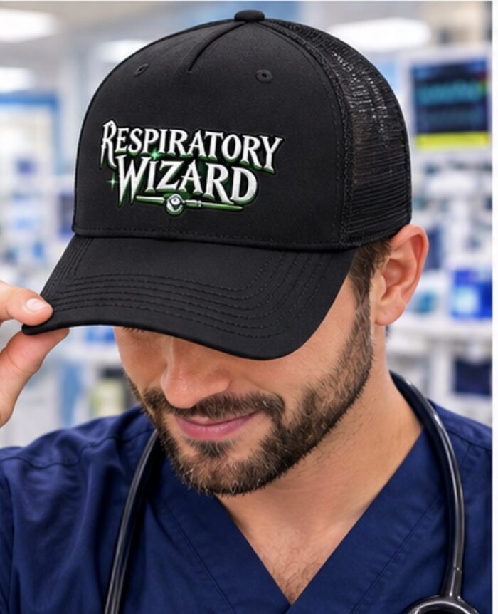 Respiratory Wizard — Trucker Hat